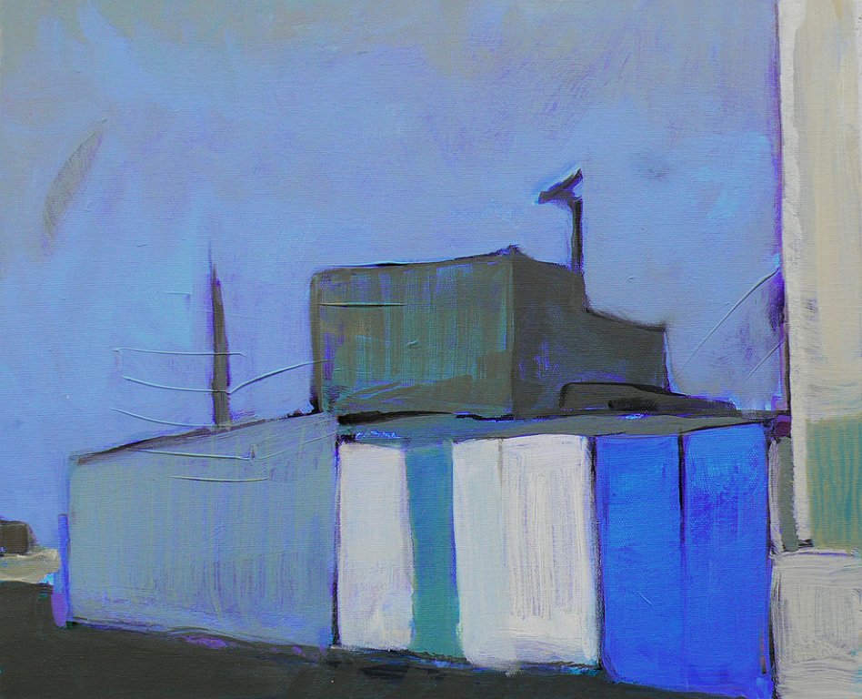 bunker - 8F - huile sur toile